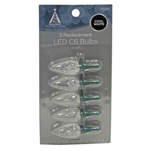 Noma Inliten Noma Inliten 11201-88 HW C6 Cool White LED Replacement Bulb; 5 Pack 151291